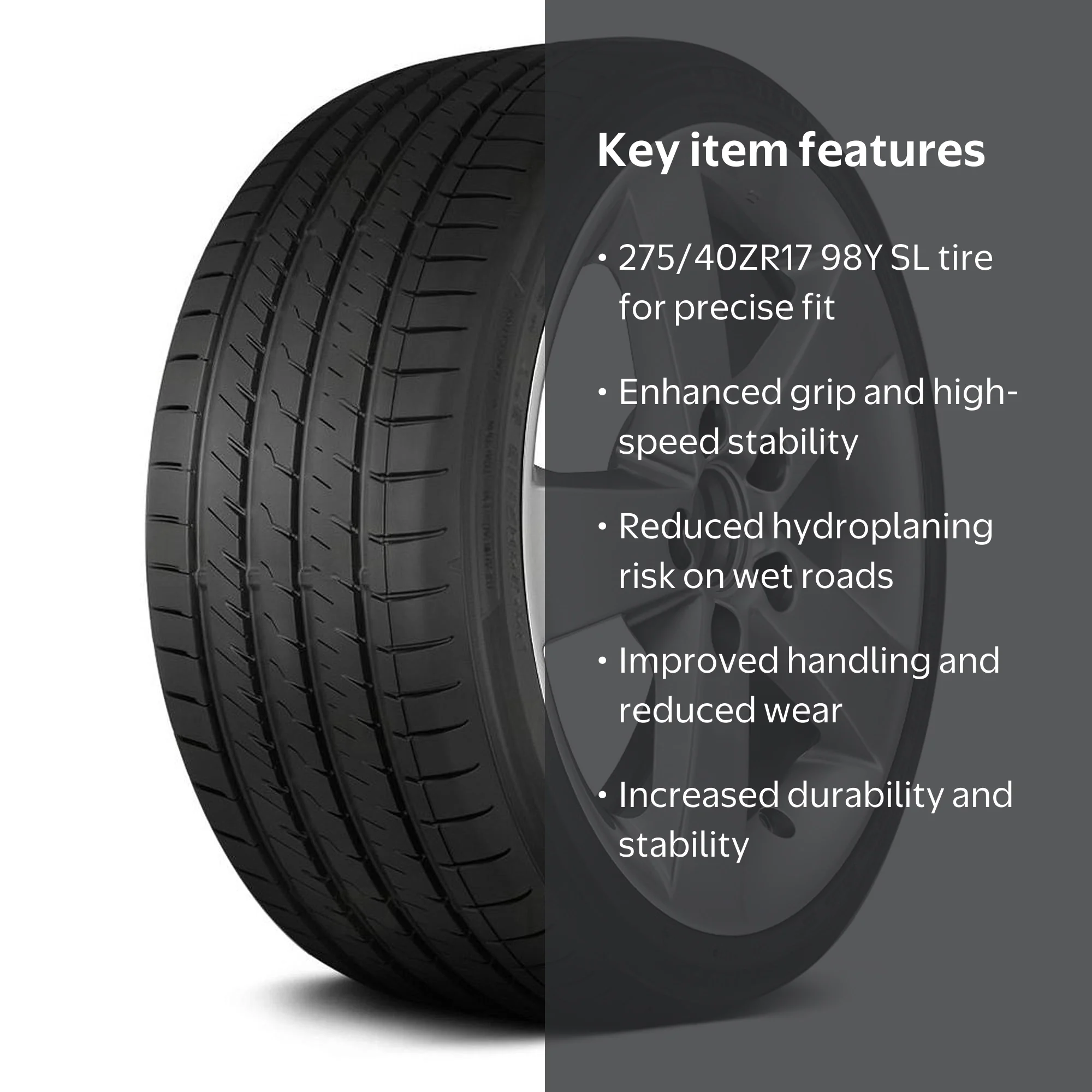 Sumitomo HTR Z5 Performance 275/40ZR17 98Y Passenger Tire