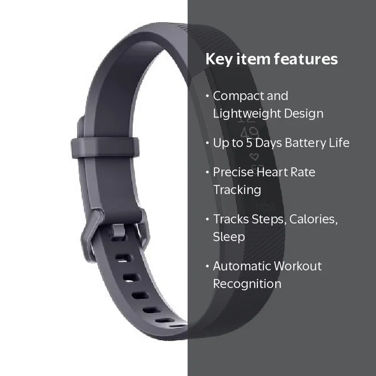 Fitbit Alta HR Fitness Tracker Heart Rate Wristband - Small