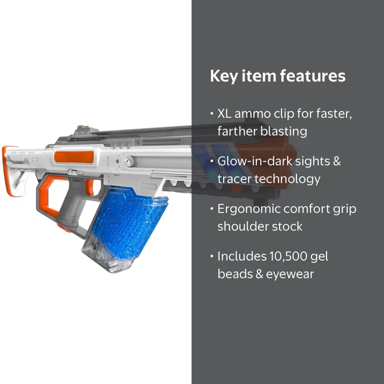 Faction Havoc Gel Bead Blaster Gun with Smart Beacon, 10,500 Gel
