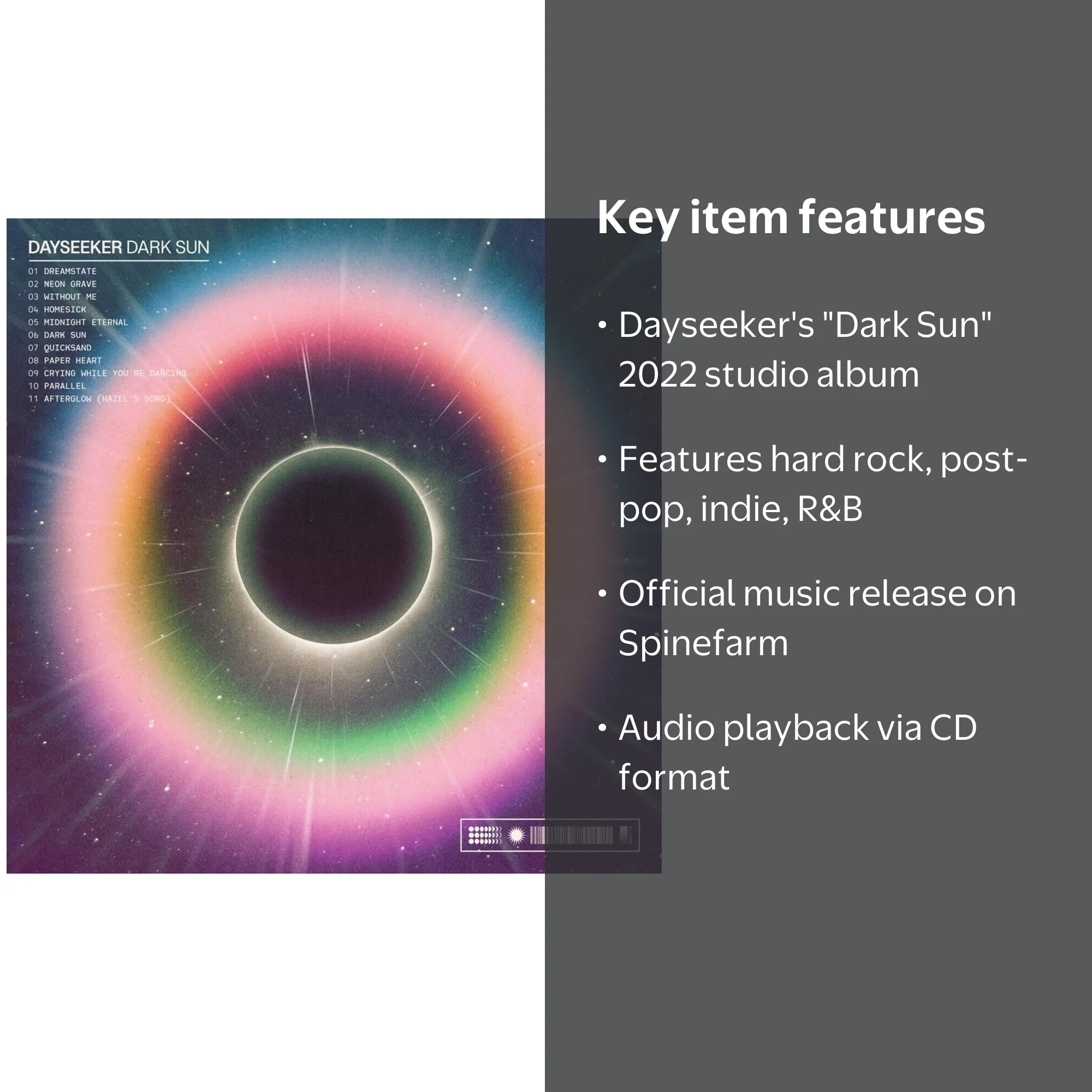 Dayseeker - Dark Sun - Music & Performance - CD - Walmart.com