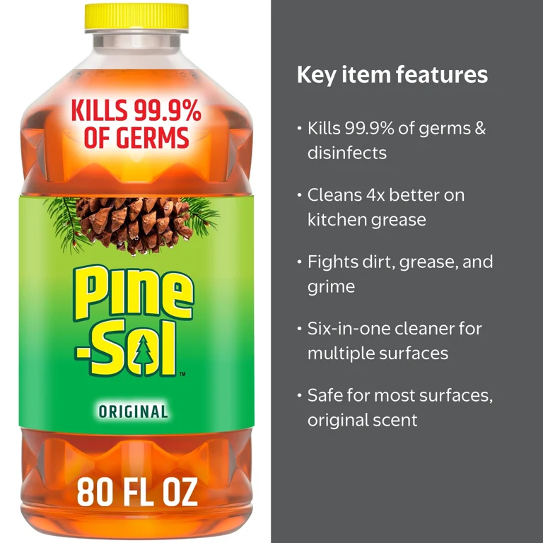 Pine-Sol, Multi-Surface Cleaner, 80 Fl Oz, Original - Walmart.com