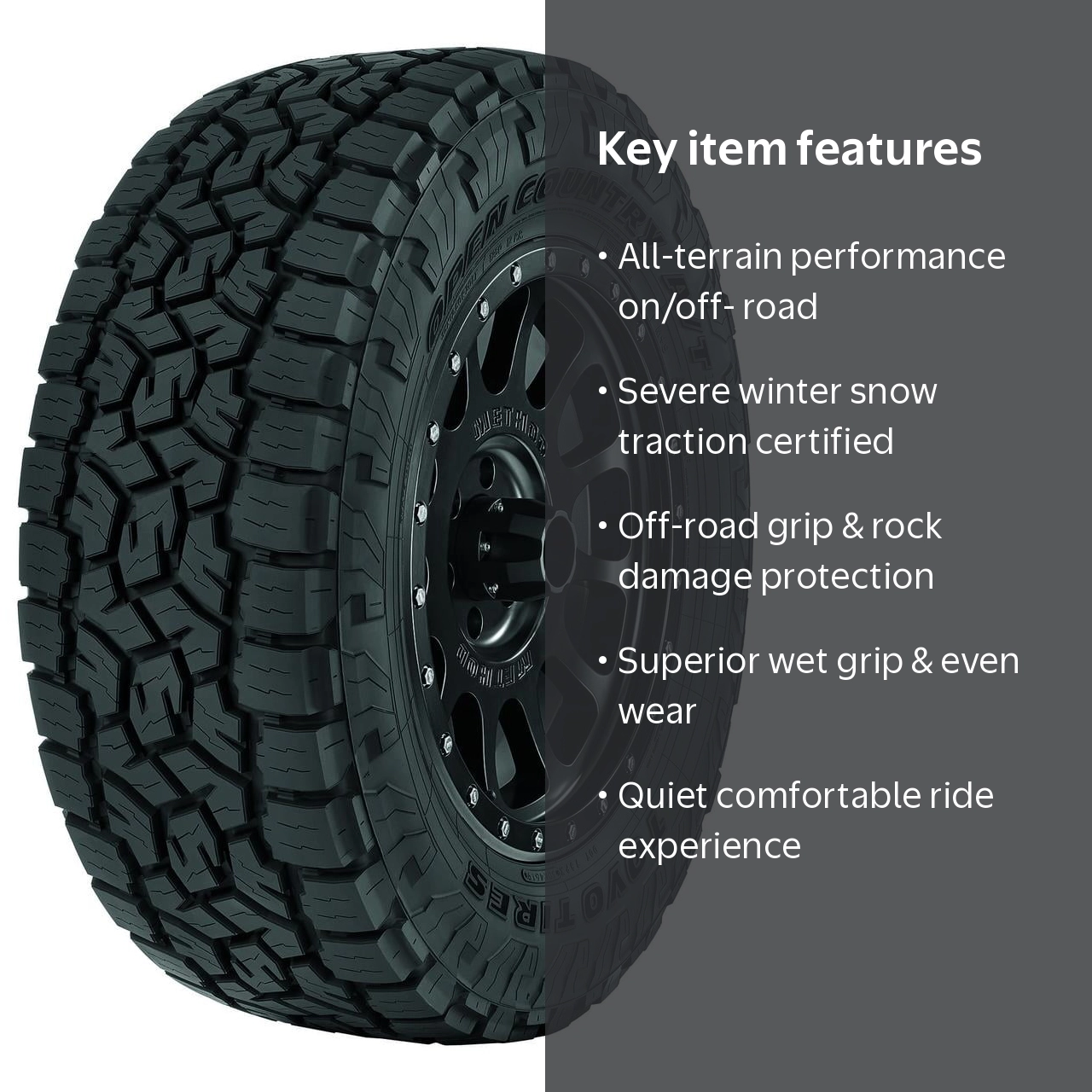 Toyo Open Country A/T III LT305/70R16 E/10PLY BSW - Exceptional