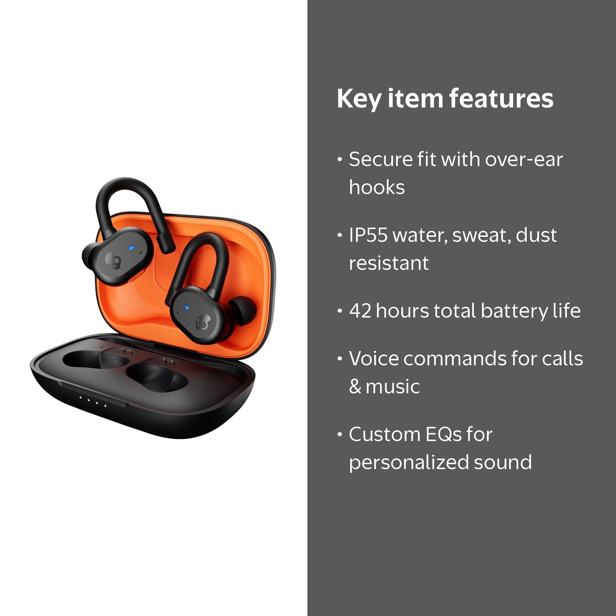 Skullcandy Push Active XT True Wireless Sport In-Ear Headphones