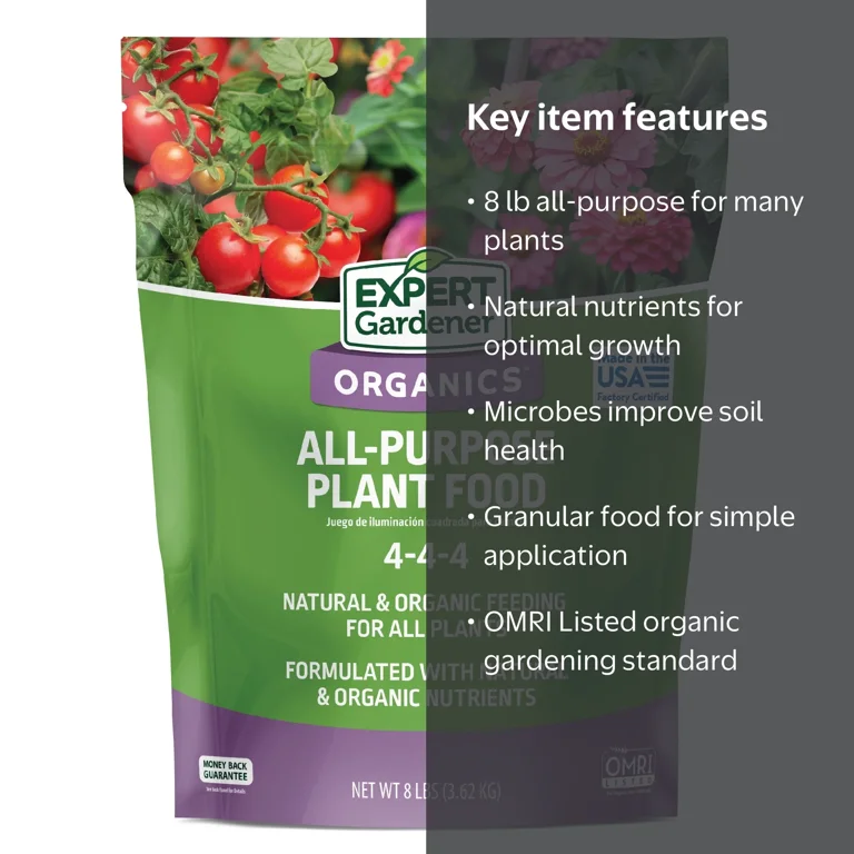 Expert Gardener Organics All-Purpose Plant Food, 8 lbs - Walmart.com