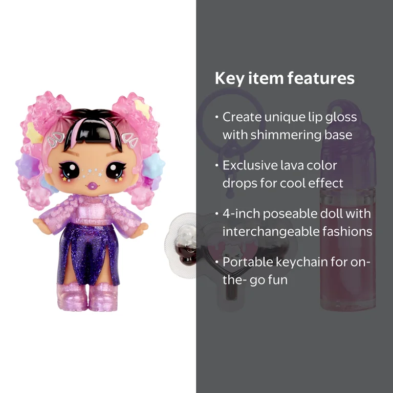 Yummiland Lip Gloss Doll Sour Sweeties - Astrid Stars - Walmart.com