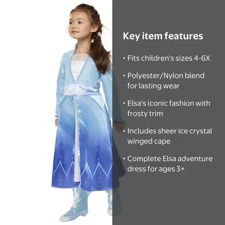 disney frozen elsa princess dress Disney Frozen Elsa Kids' Dress - Size 4