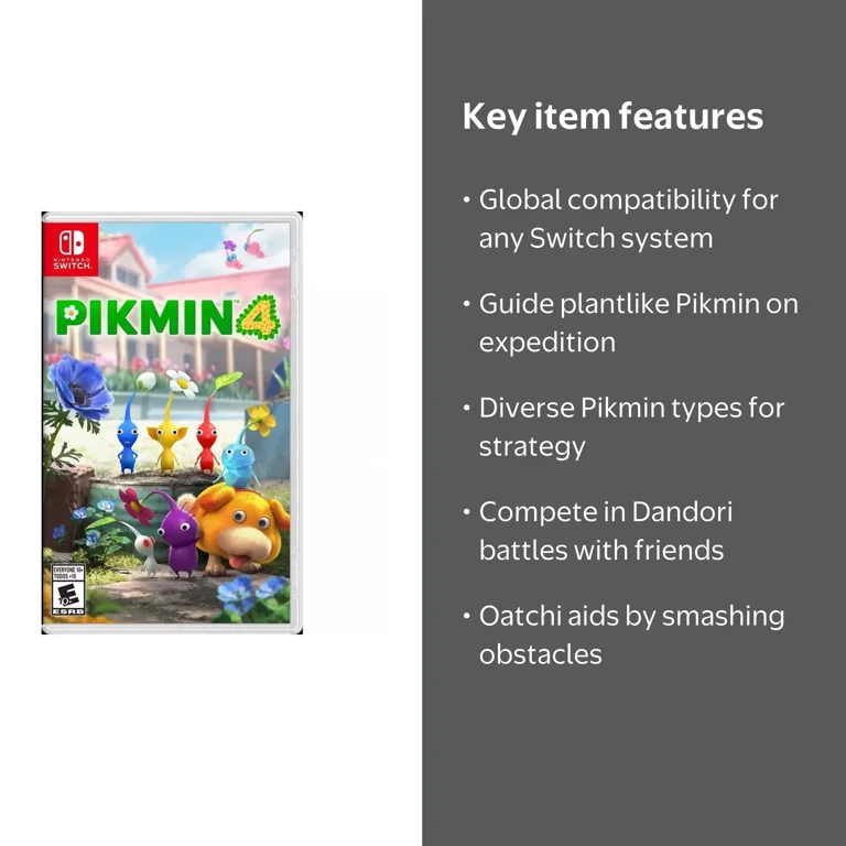 Nintendo Pikmin 4 - International Version, Guide Pikmin on