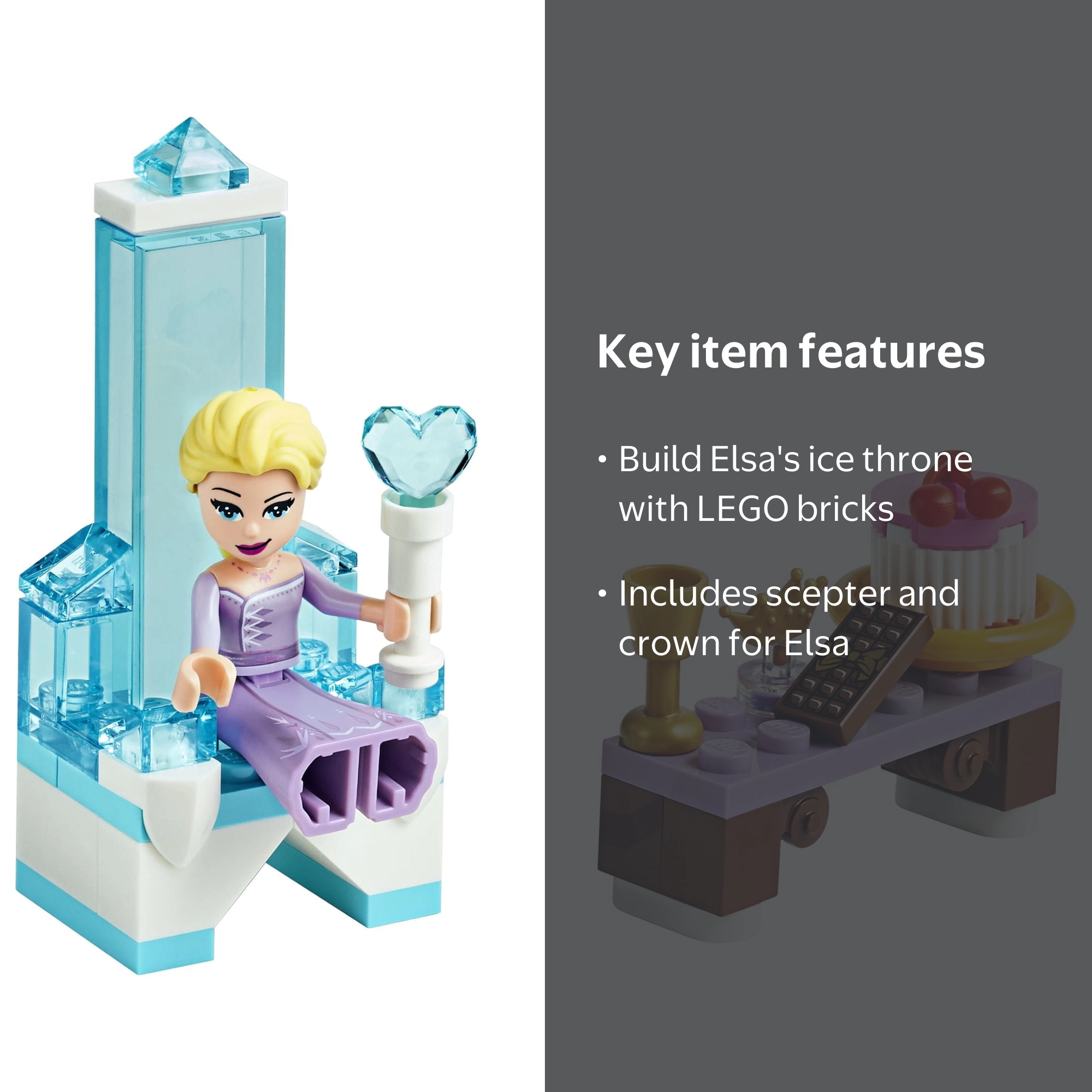 LEGO Disney Frozen II Elsa's Winter Throne 30553 & Accessories