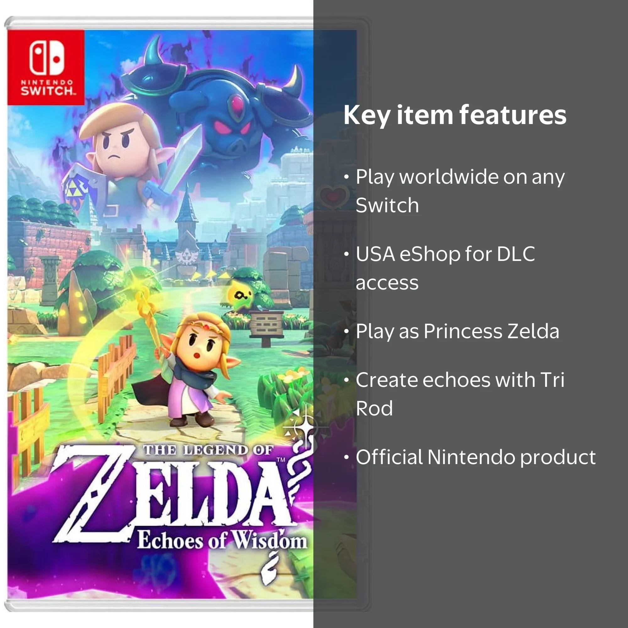 The Legend of Zelda: Echoes of Wisdom - Nintendo Switch - Walmart.com