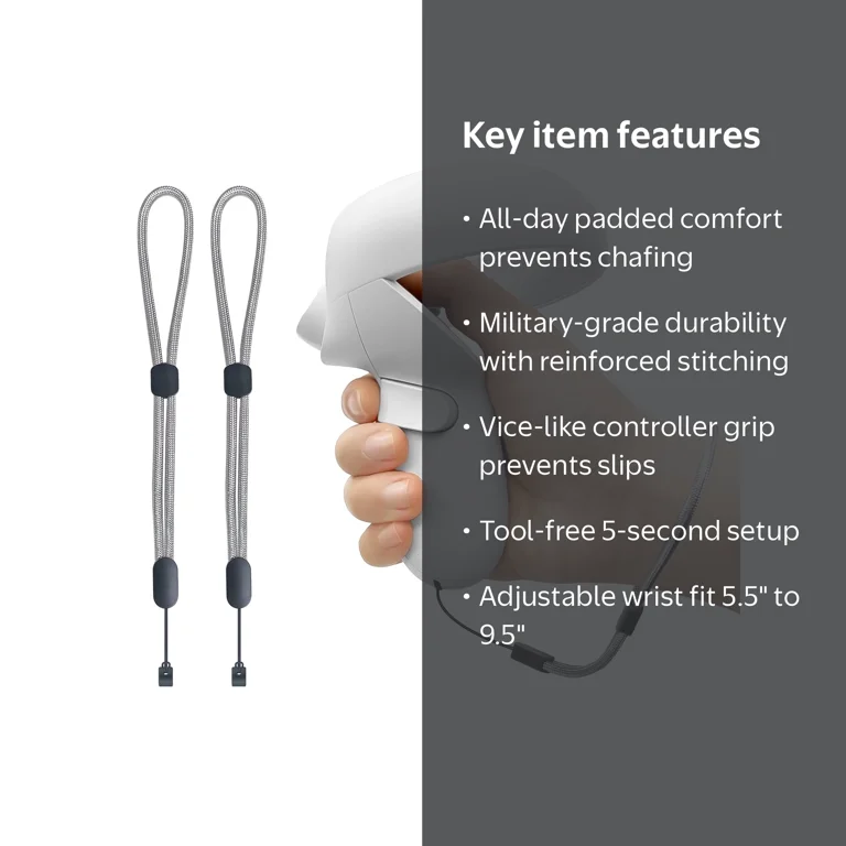 しばや　oclus quest 2 128GB ストラップ付（非公式） Improved Replacement Reflective Wrist Straps for Oculus Quest 2