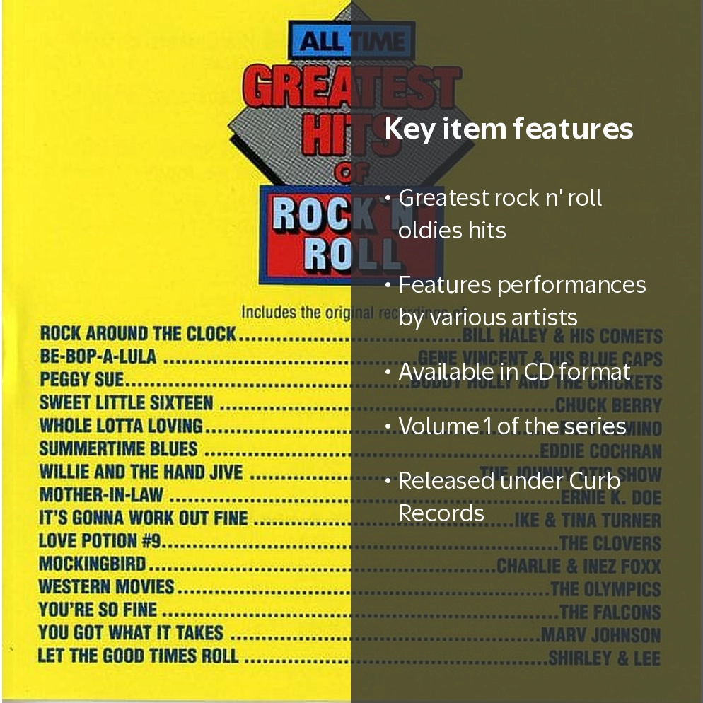 Various Artists - All Time Greatest Rock N Roll / Various - Rock N