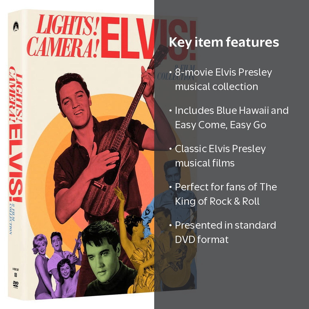Paramount Home Video, 8 Movie Collection, Lights! Camera! Elvis