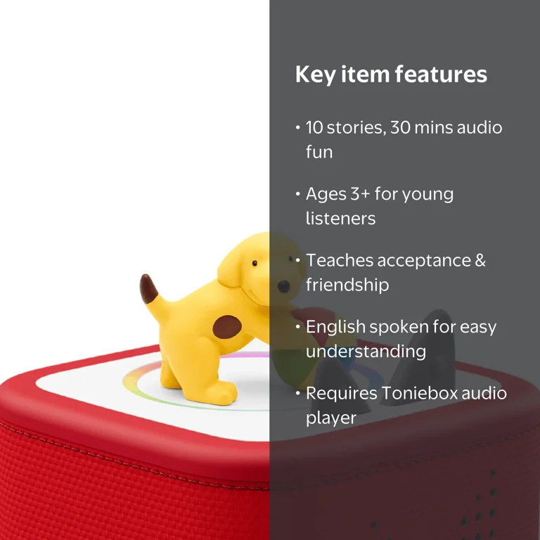 tonies, Audio Toy Figurine, Spot's Fun with Friends, 10 Stories