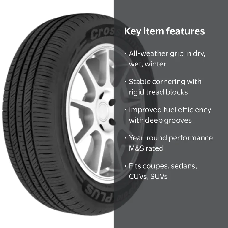 Crosswind HP010 All-Season Tire, 195/65R15 91H, 50K Mile Warranty