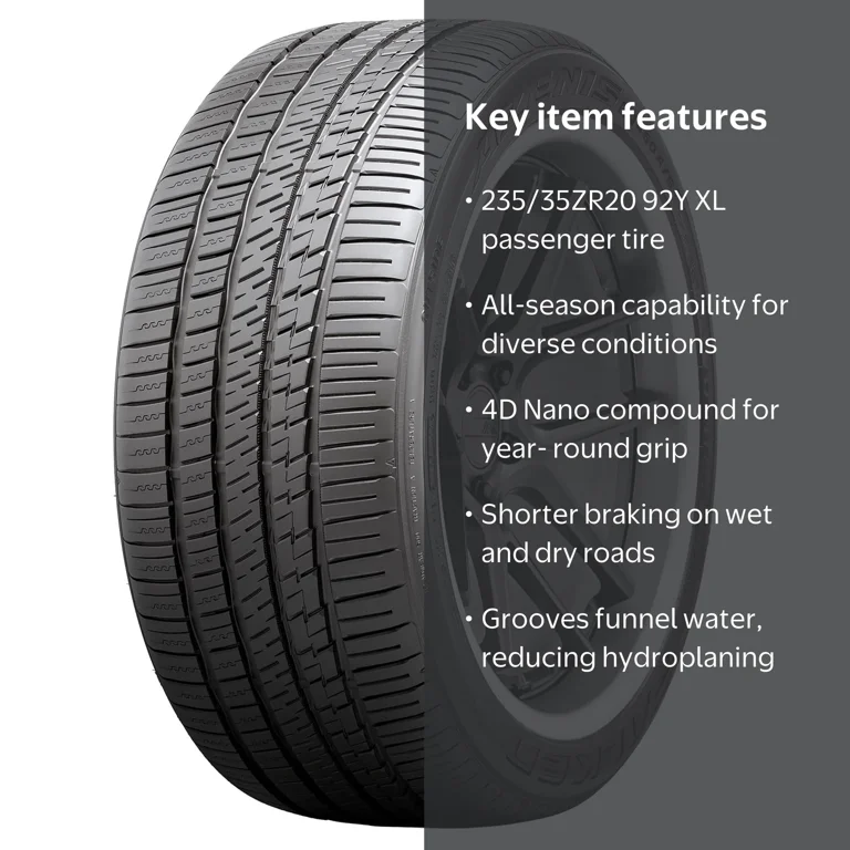Falken Azenis FK460 Ultra-High Performance All-Season Tire, 235