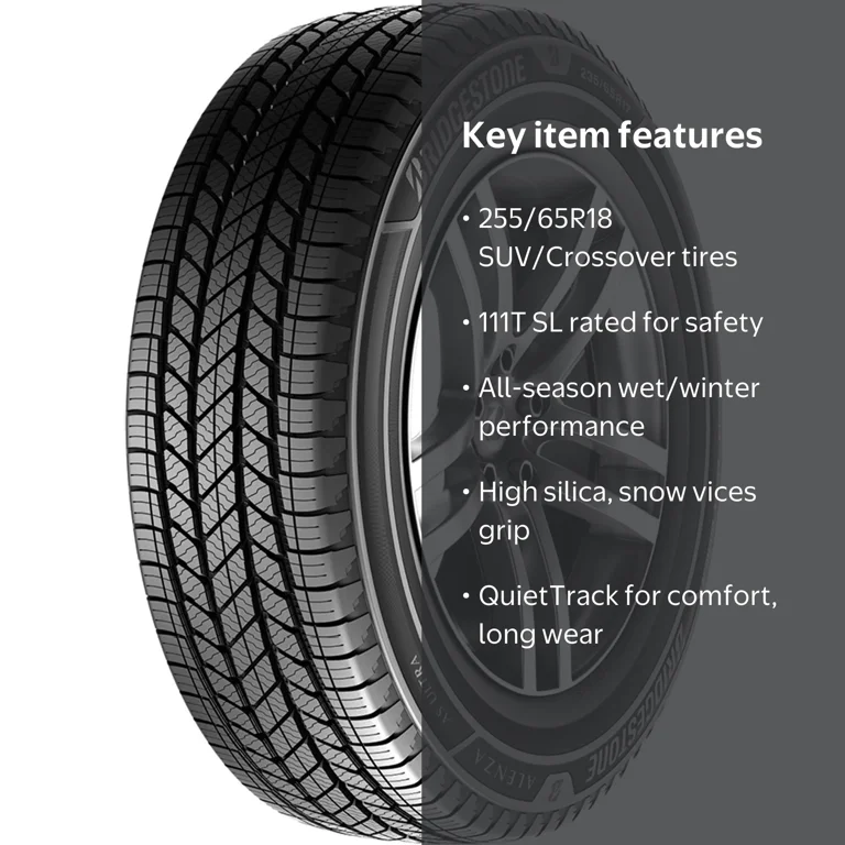 Bridgestone Alenza A/S Ultra 255/65R18 111T SUV/Crossover Tire
