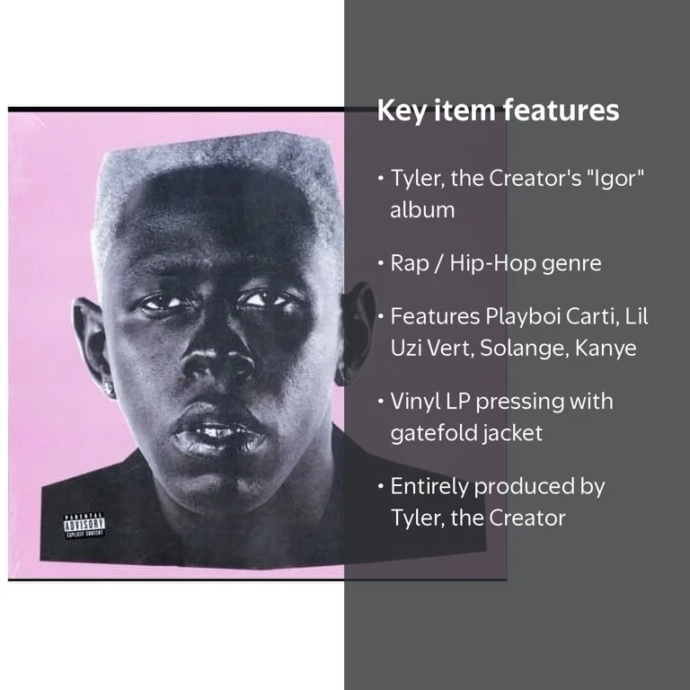 Columbia Records, Vinyl LP, Igor, Music & Performance - Walmart.com