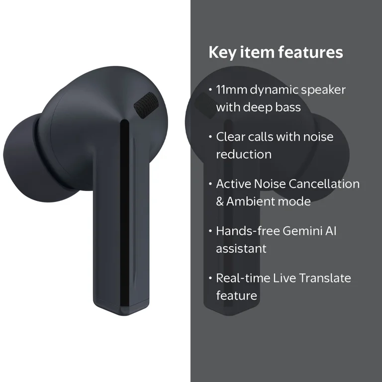 Samsung Galaxy Buds3 FE Bluetooth Headphones with Charging Case