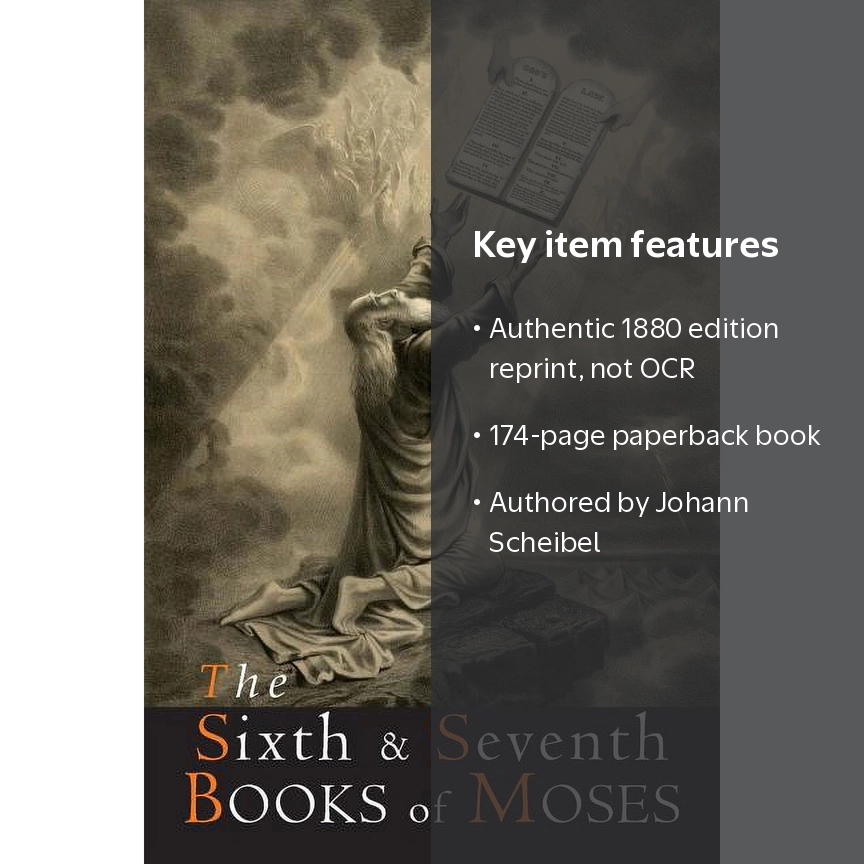 The Sixth and Seventh Books of Moses, (Paperback) - Walmart.com