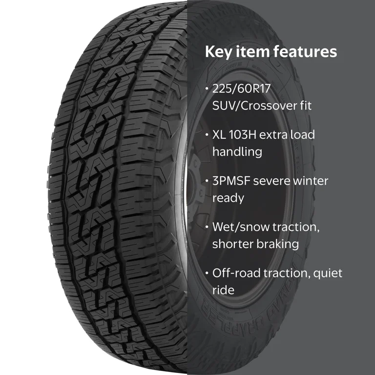 Nitto, All Terrain Tire, 225/60R17 103H XL, SUV Crossover