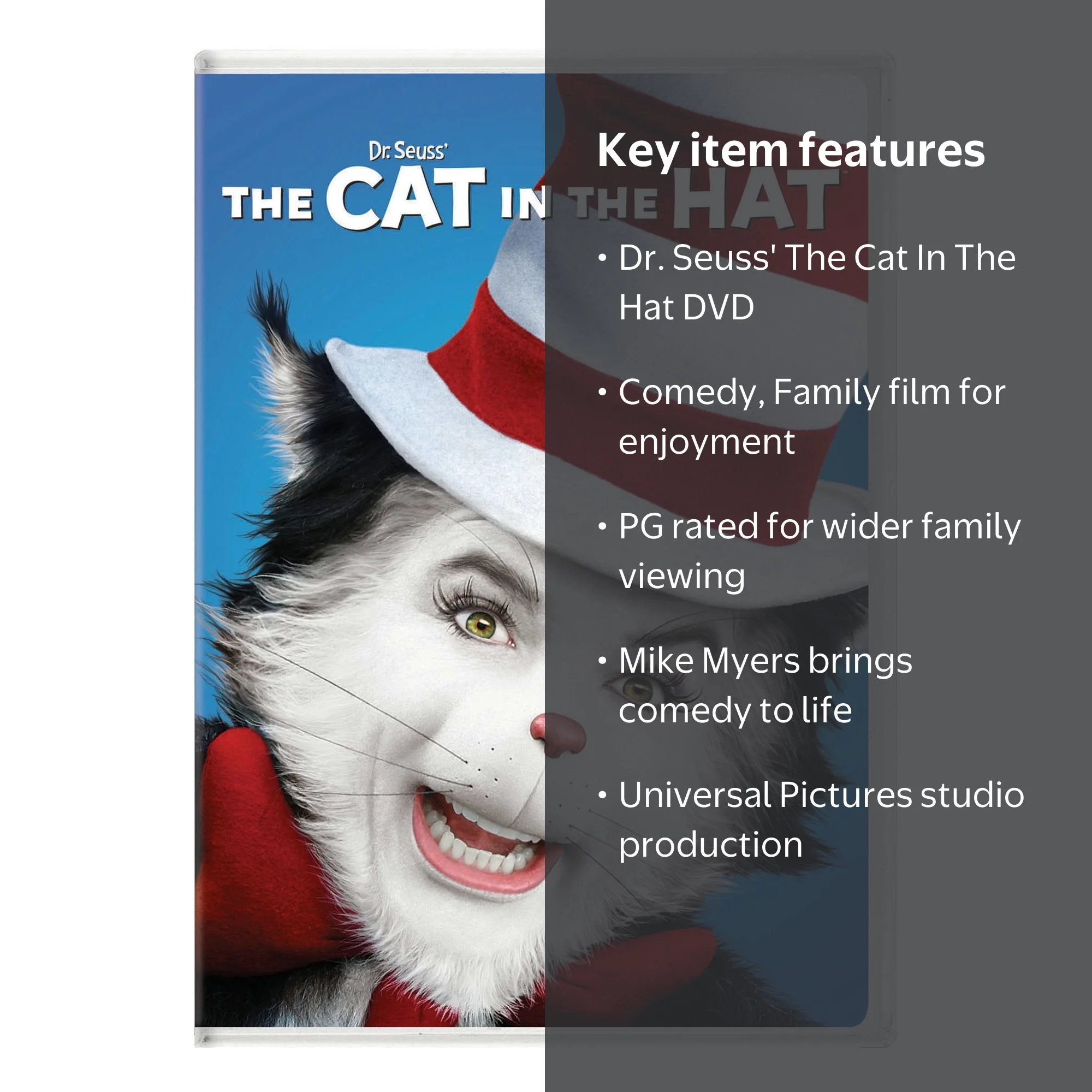 SDS, DVD, Dr. Seuss' The Cat In The Hat, Comedy Family Rated PG