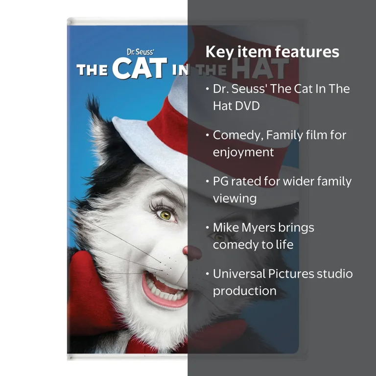 SDS, DVD, Dr. Seuss' The Cat In The Hat, Comedy Family Rated PG