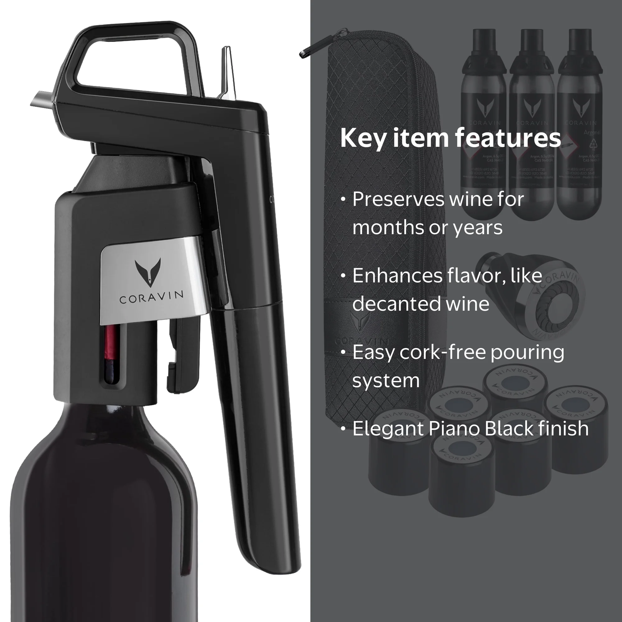 Coravin Timeless Six Plus Wine Preservation System - Wine Saver