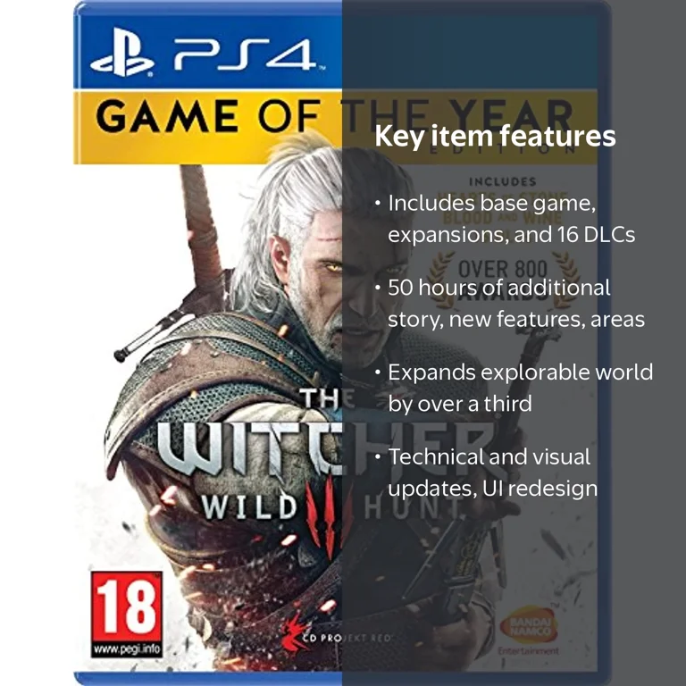 The Witcher 3 Wild Hunt GOTY Game of the Year Edition (PS4