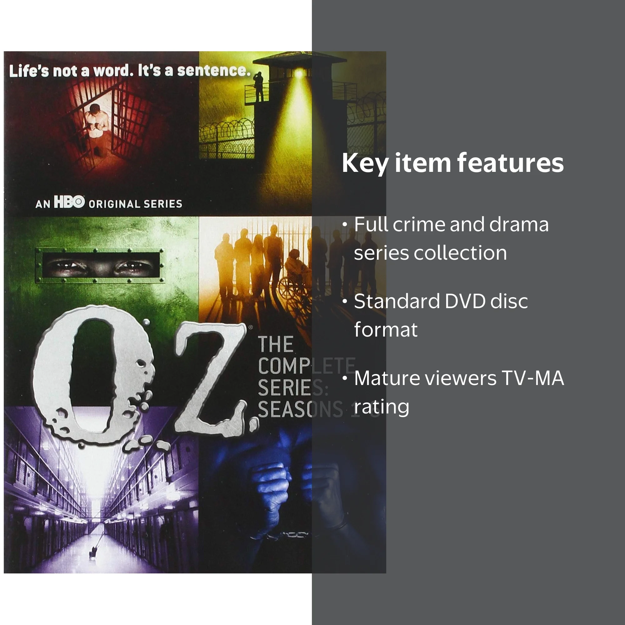 Warner Brothers TV Shows: Oz Complete Series Box Set (DVD