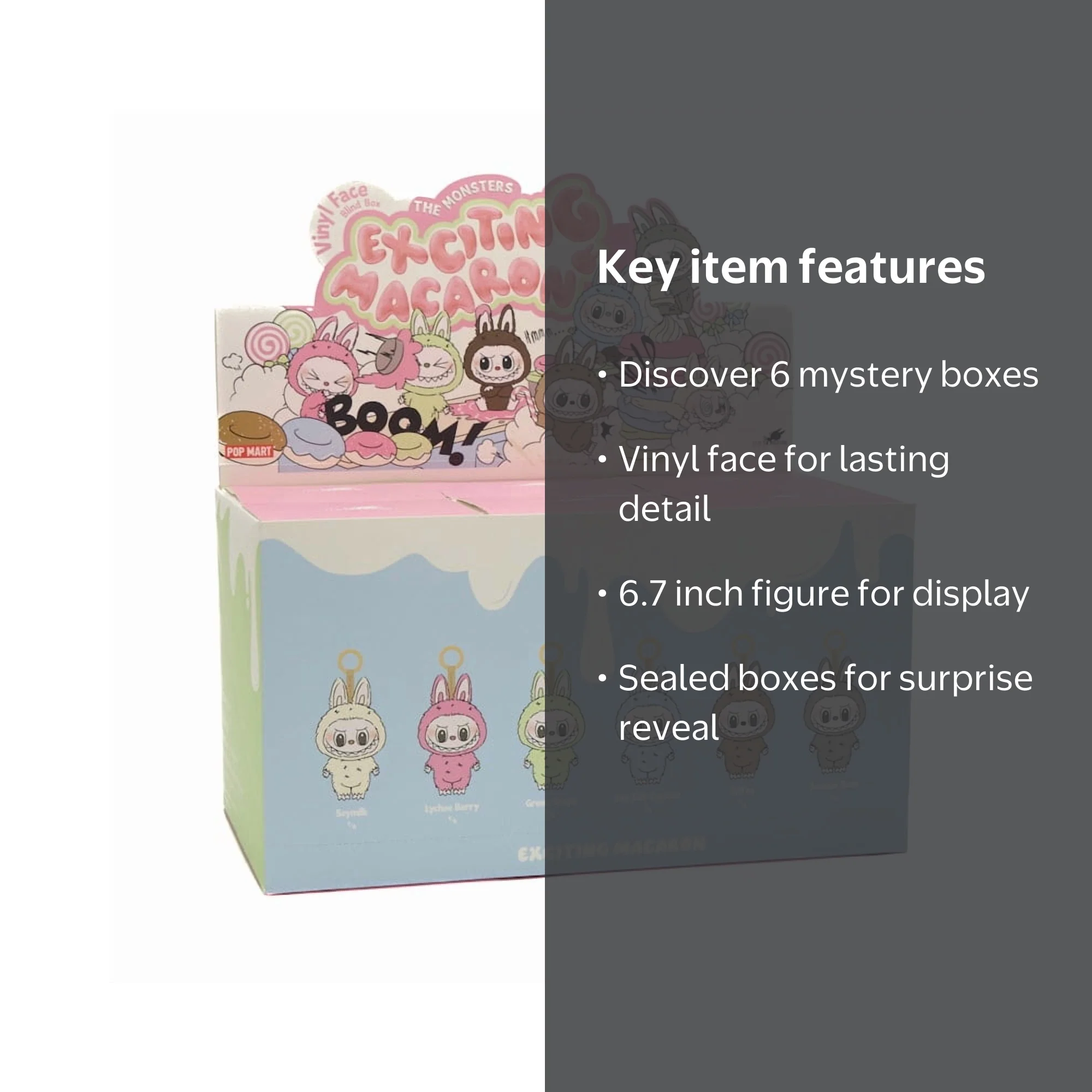 Pop Mart Labubu The Monsters Exciting Macaron Vinyl Face Sealed