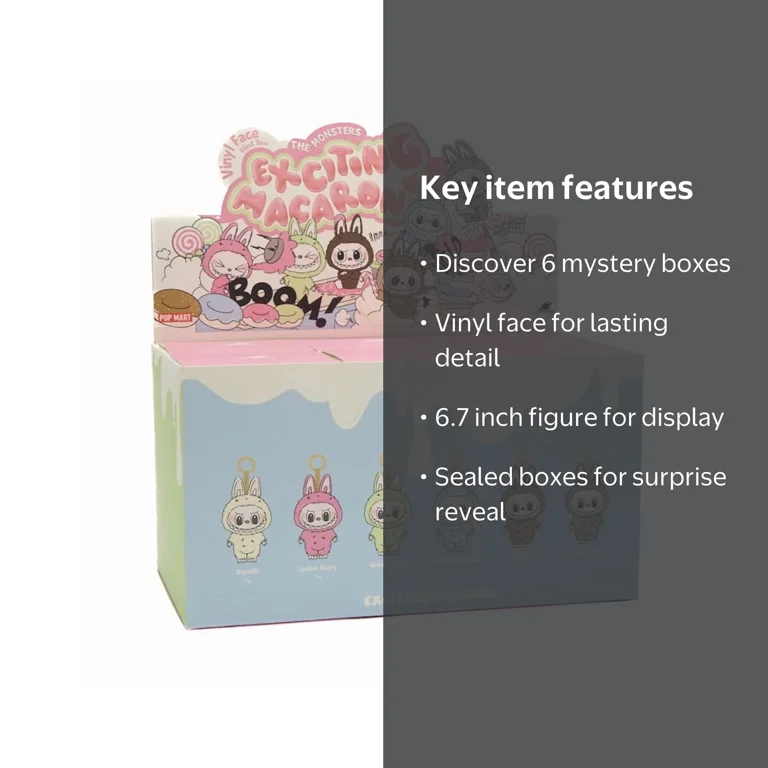 Pop Mart Labubu The Monsters Exciting Macaron Vinyl Face Sealed