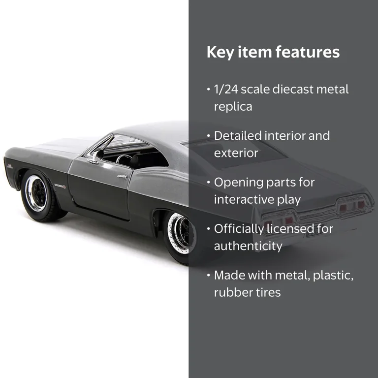 Jada Toys 1/24 Chevrolet Impala SS Bigtime Muscle Series, 1967