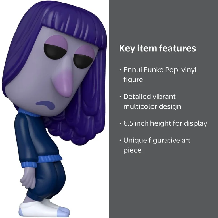 Funko, Vinyl Figures, Inside Out 2 Ennui, Collectible Disney