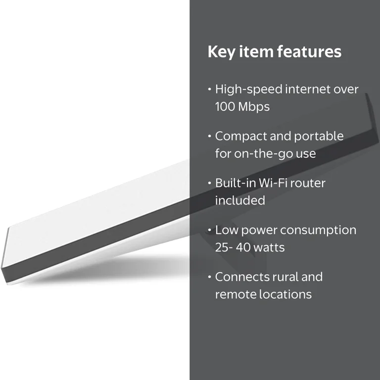 STARLINK Mini Satellite Internet Kit, Portable Wi-Fi Antenna, 16.4