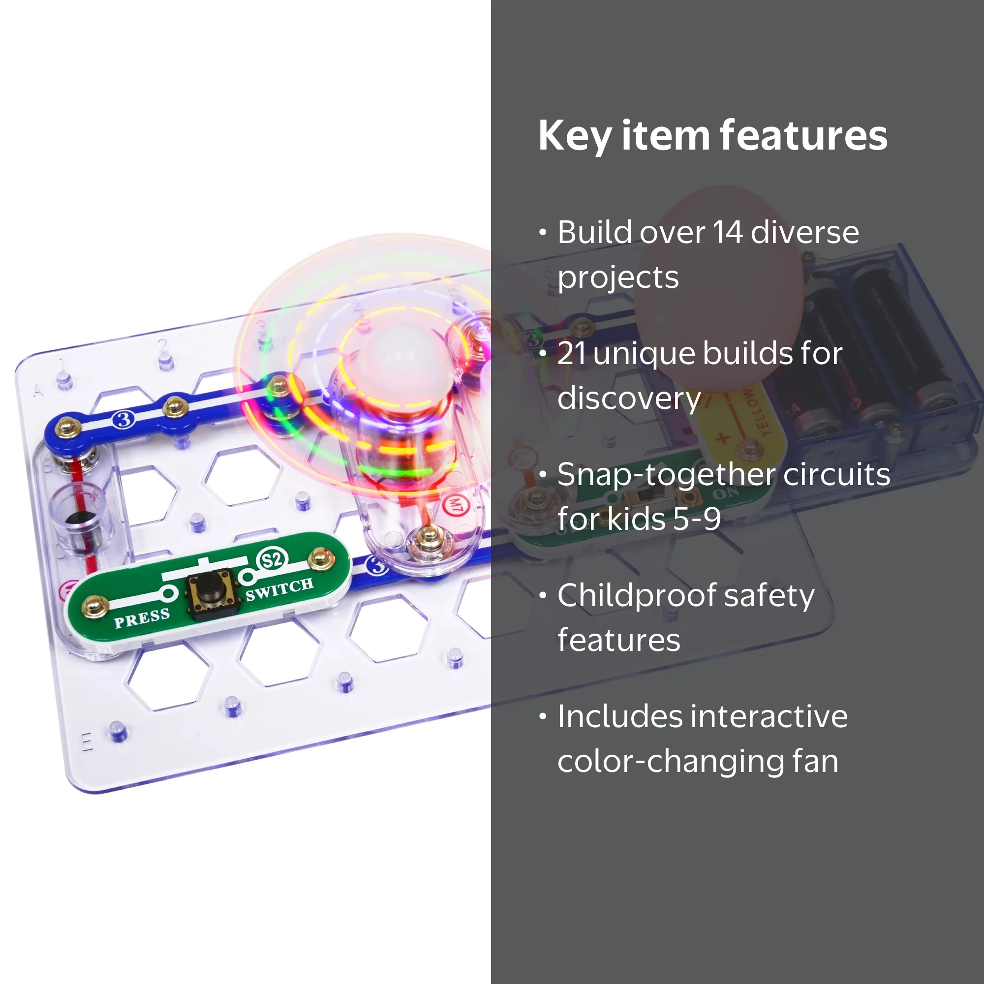 Snap Circuits, Electronics Science Kit, SCB20, STEM Exploration
