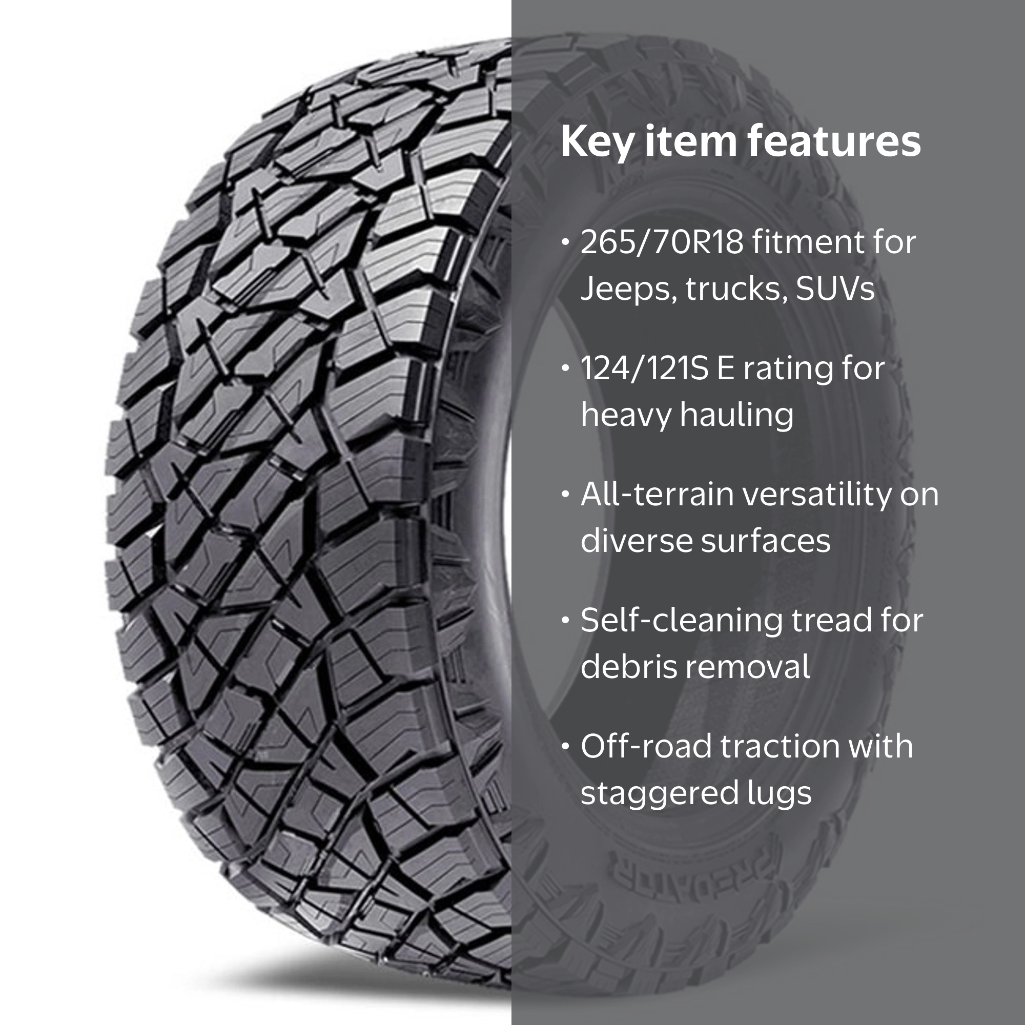 マリモ！ Predator New Mutant X-AT 265/70R17 115S BSW | Affordable