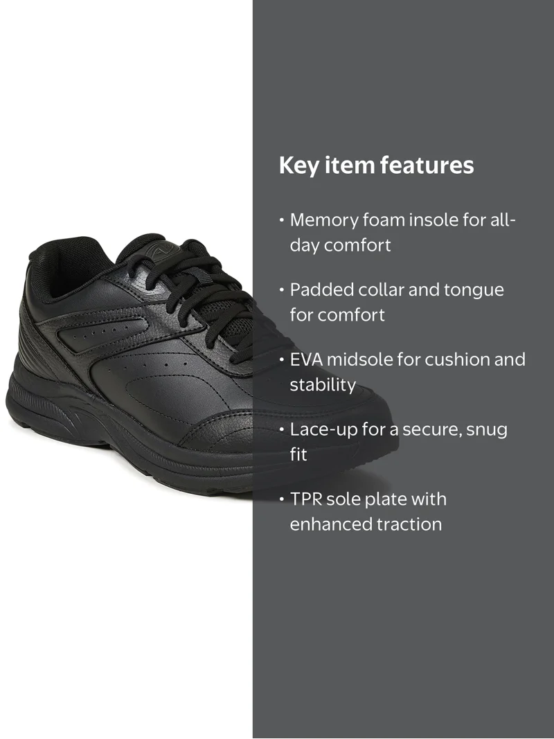 Athletic Works men's Omar Walking Shoe - Foam Insole - Walmart.com