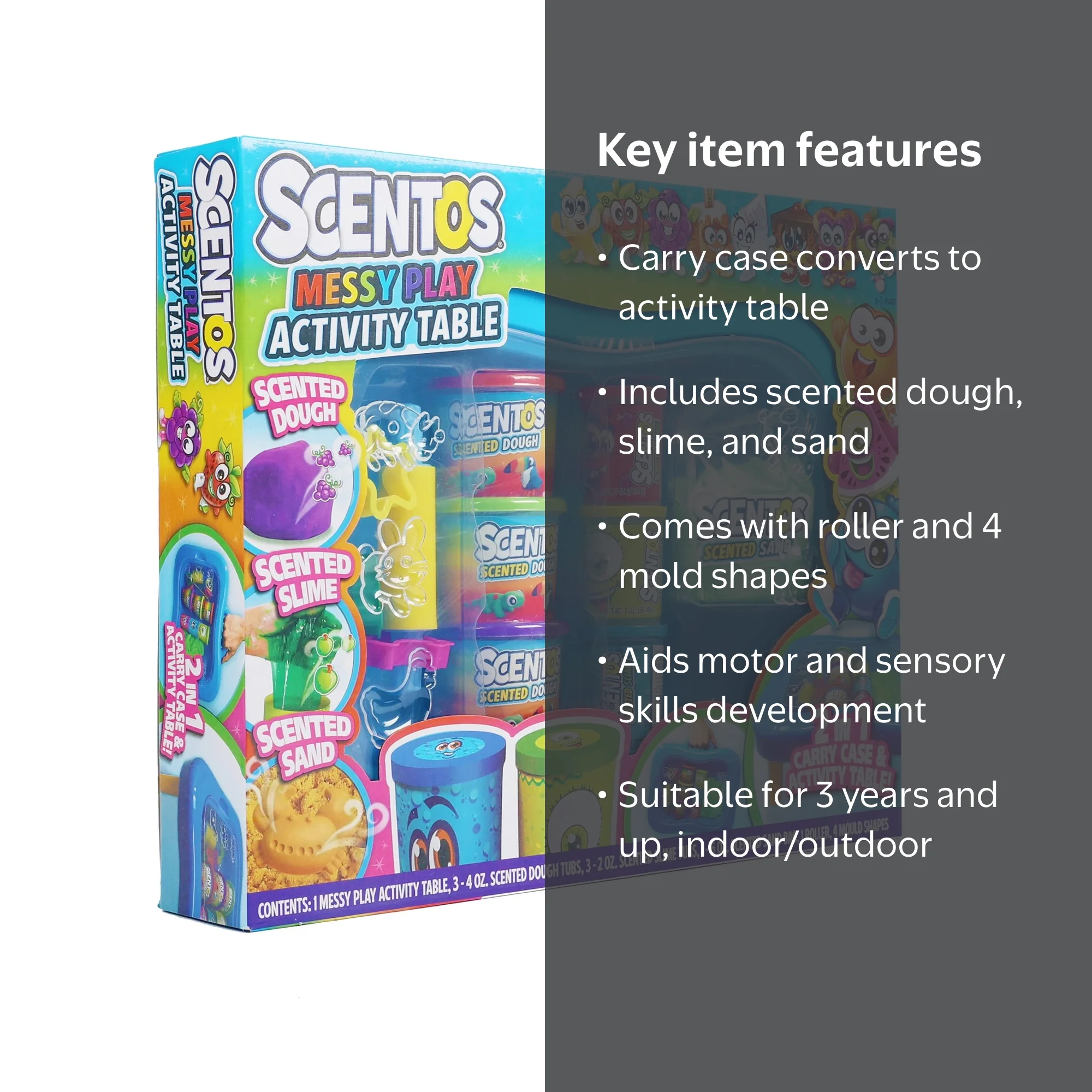 Scentos Scented Messy Play Table Toy - 10 Pack for Preschool