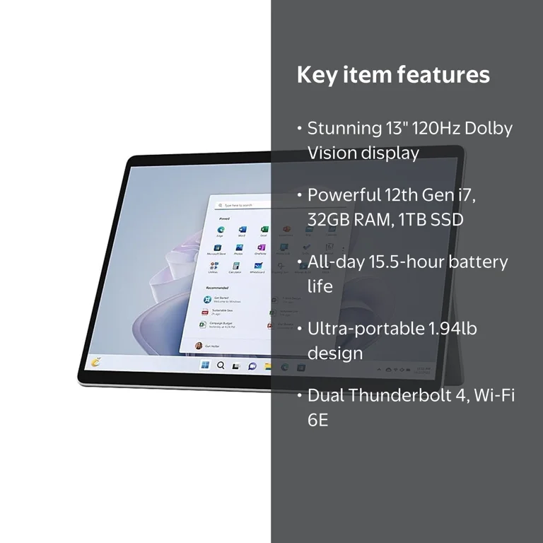 Microsoft Surface Pro 9 Laptop, 13