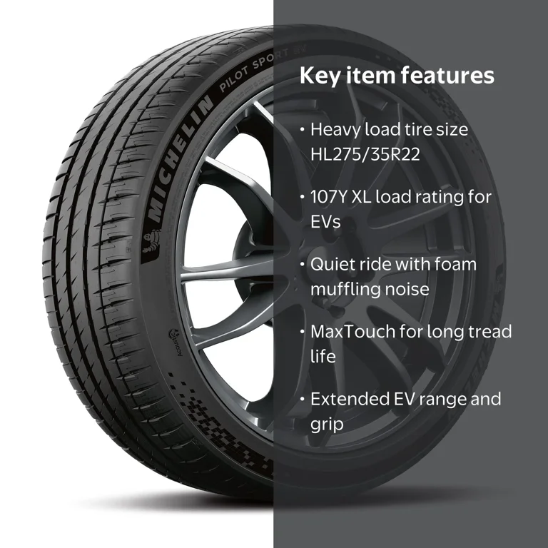 Michelin Pilot Sport EV HL275/35R22 107Y XL - Walmart.com