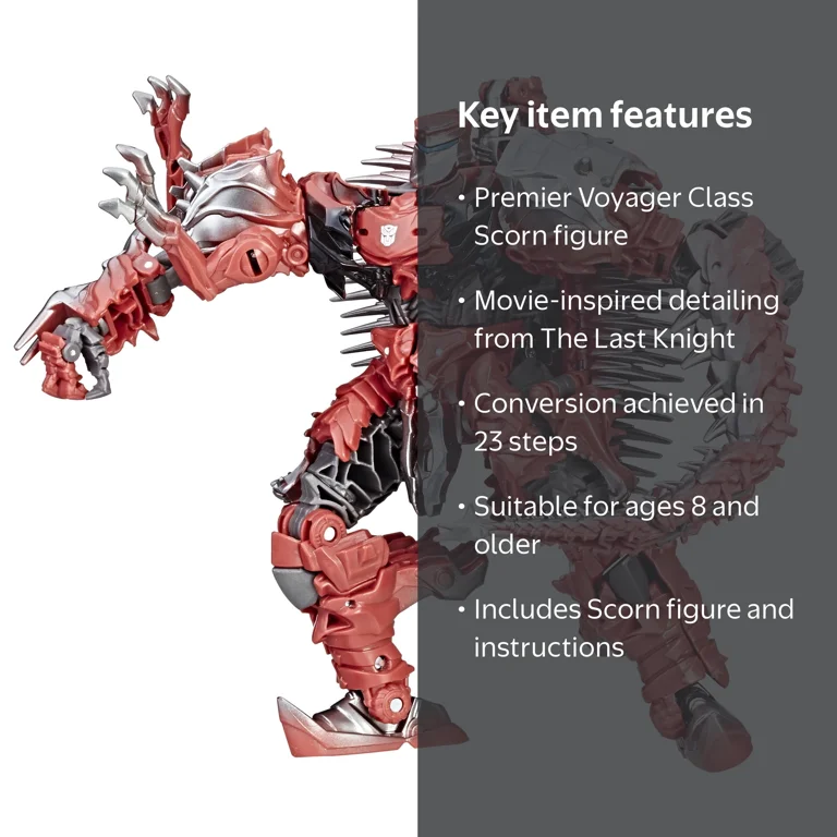 Transformers The Last Knight Premier Voyager Scorn Robot Dinosaur Transformers The Last Knight Premier Voyager Scorn Robot Dinosaur