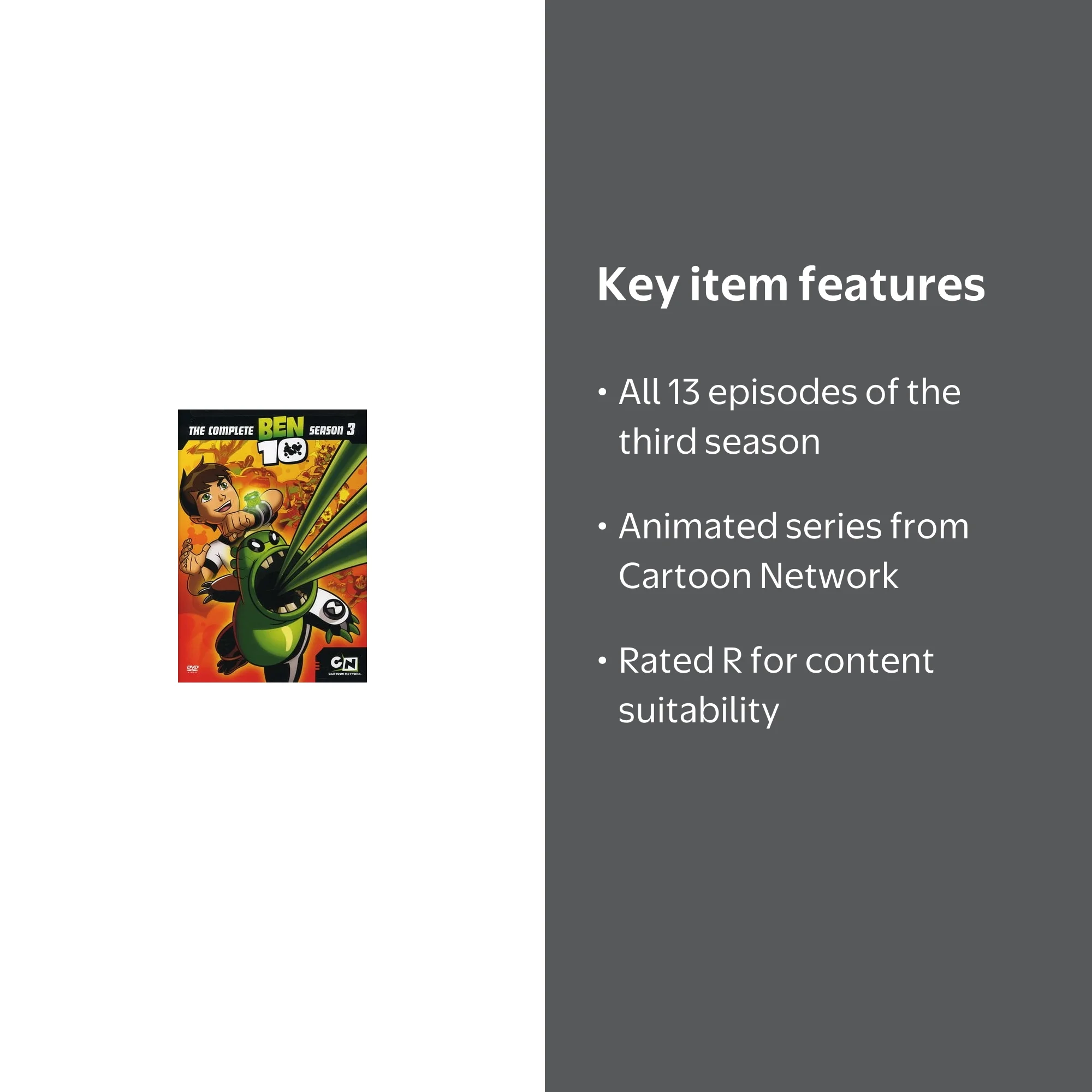 その他 Ben 10: Complete Season 3 [DVD] [Import] 6g7v4d0 Amazon.com: Cartoon Network: Classic Ben 10 Season 3 : Tara Strong