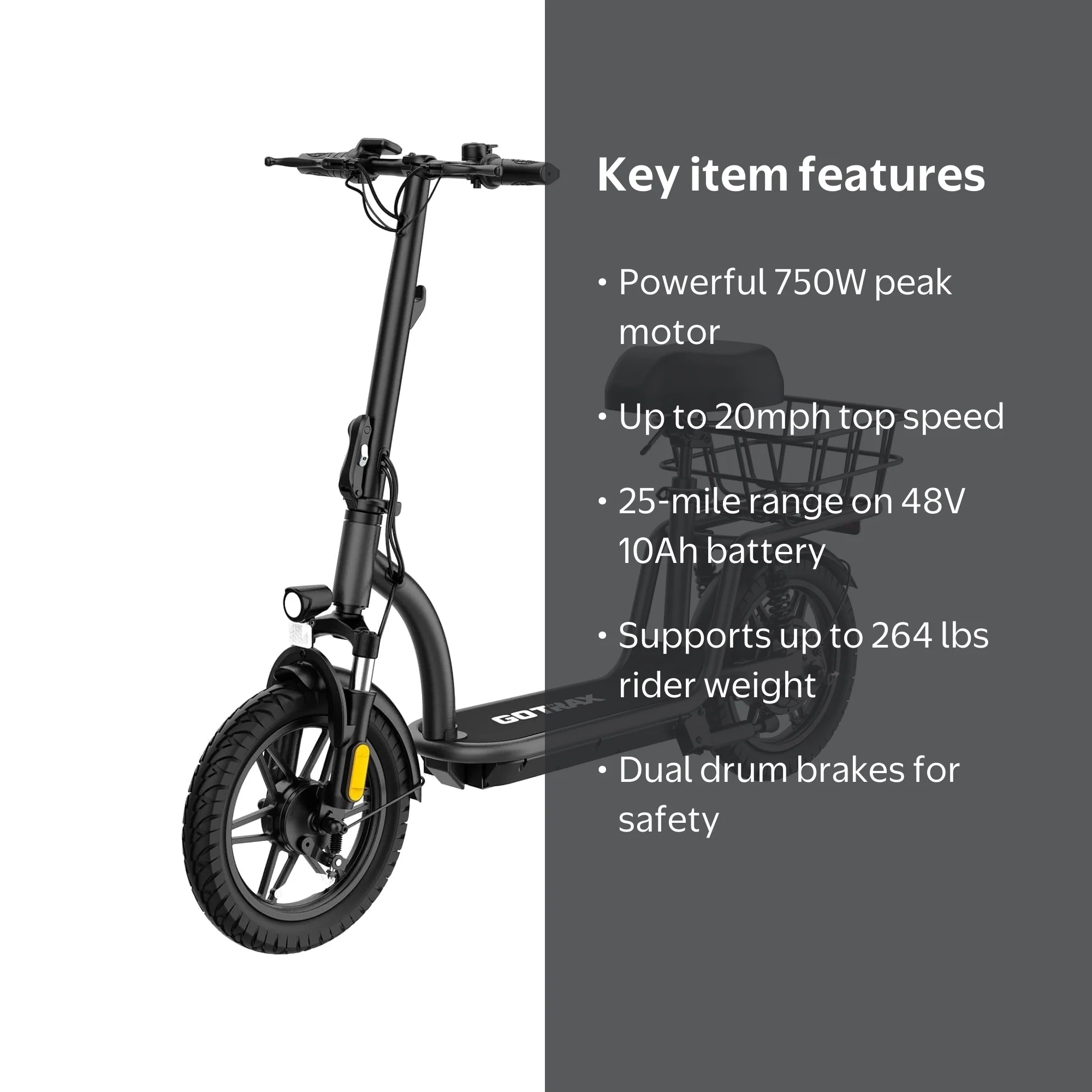 GOTRAX FLEX ULTRA Electric Scooter, 14