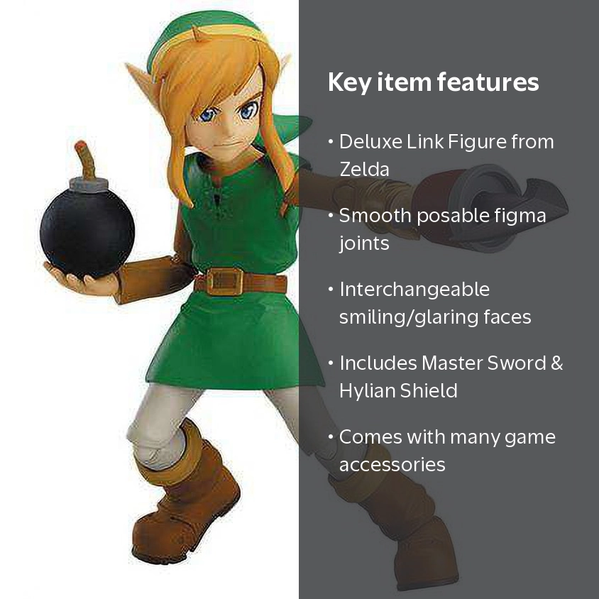 Nintendo's The Legend of Zelda: Deluxe Figma DX Link Action Figure