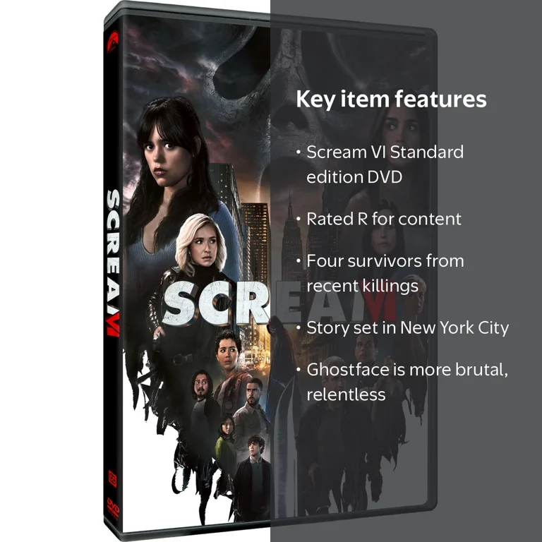 Paramount Scream VI (DVD) Horror Movie, Standard Edition - Walmart.com