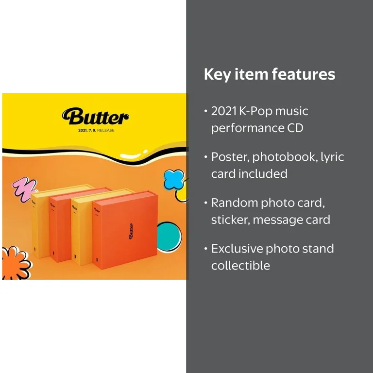 BTS - Butter - Music and Performance CD, includes poster and