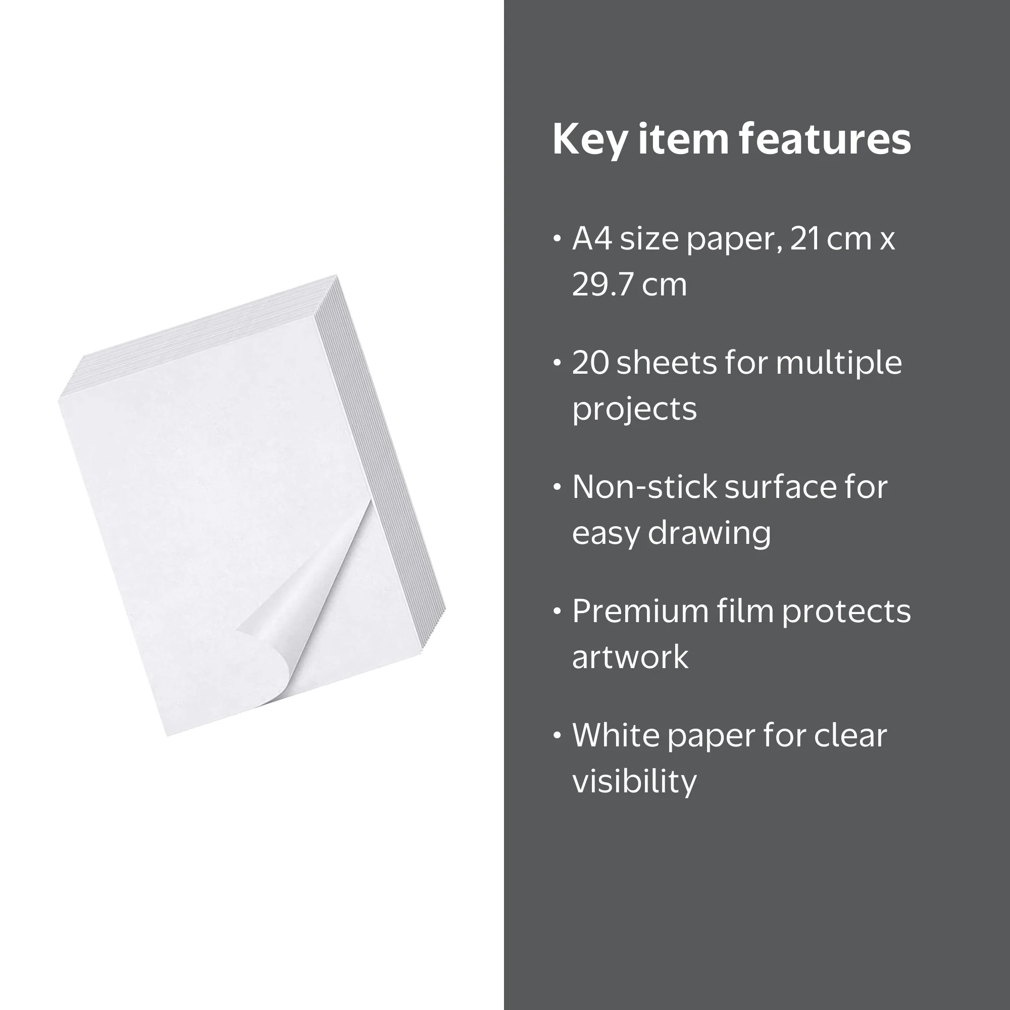 Eease 21 cm x 29.7 cm A4 Paper (20 Sheets) - Walmart.com