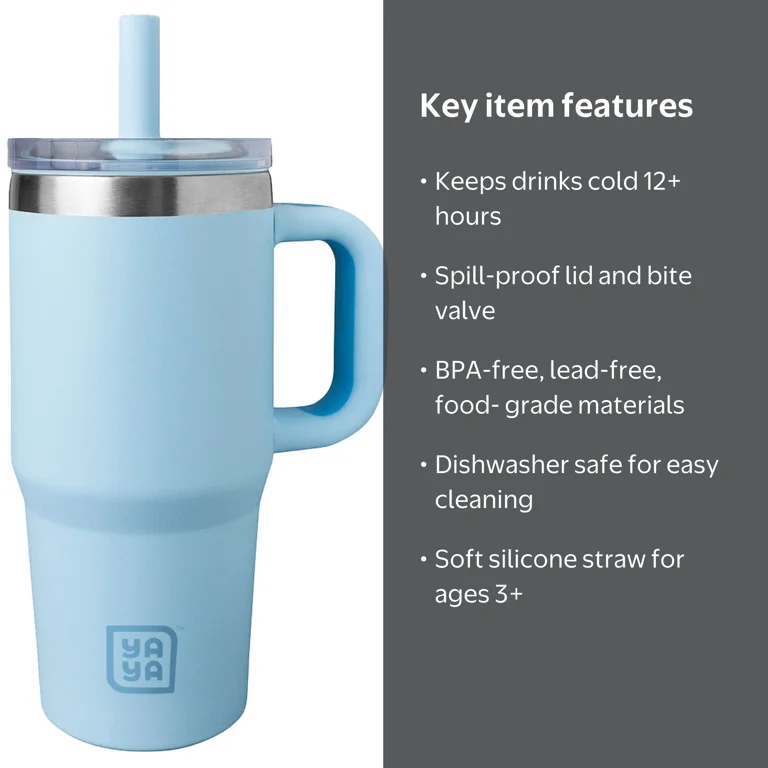 YAYA My First Travel Tumbler for Preschool and Kids 3+, Insulated