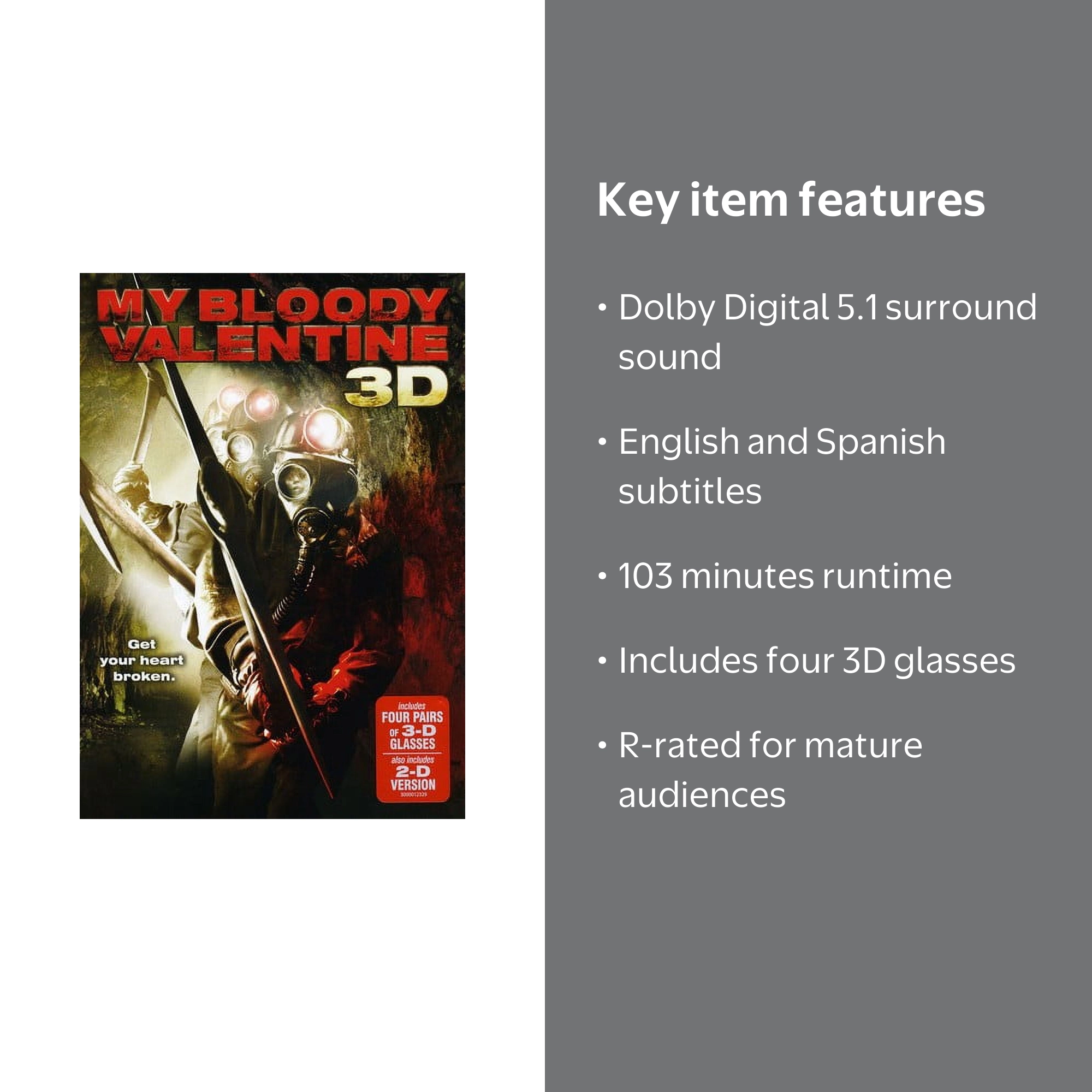 Lionsgate Home Entertainment's My Bloody Valentine 3-D (DVD