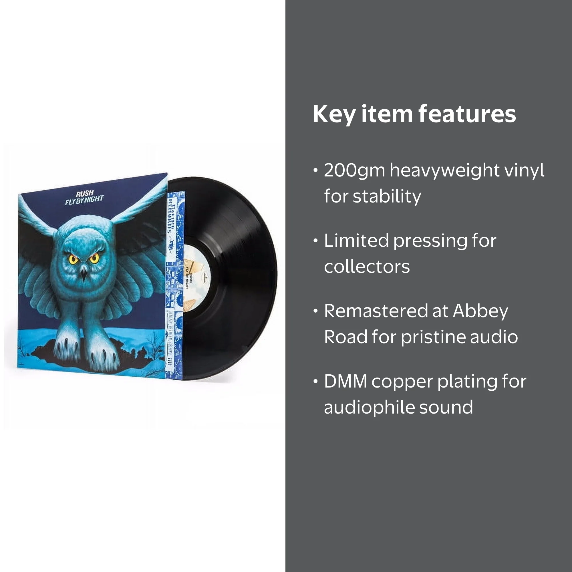 Mercury, Vinyl, Rush Fly By Night, Limited 200gm Remastered